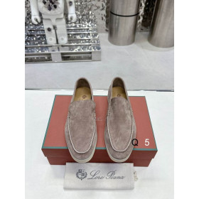 Loro Piana Men/Women's Summer Walk Moccas/ Flat Shoes / Khaki