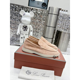 Loro Piana Men/Women's Summer Walk Moccas/ Flat Shoes / Lotus