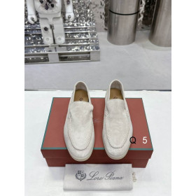 Loro Piana Men/Women's Summer Walk Moccas/ Flat Shoes / Apricot