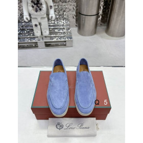 Loro Piana Men/Women's Summer Walk Moccas/ Flat Shoes / Purple