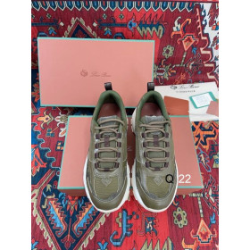 Loro Piana Men/Women's Cairn Walk Sports Shoes / Green