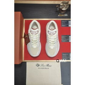 Loro Piana Men/Women's Sports Shoes / White Collaboration With New Balance