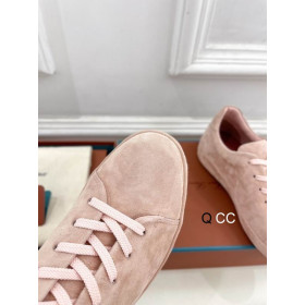 Loro Piana Women's Suede Sneakers / Light P/k