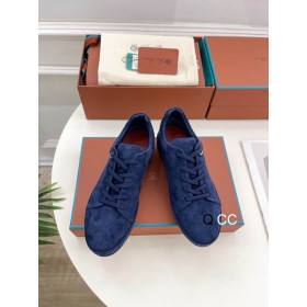 Loro Piana Women's Suede Sneakers / Blue
