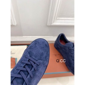 Loro Piana Women's Suede Sneakers / Blue