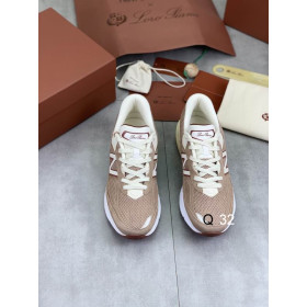 Loro Piana Men's Sports Shoes / Light Brown Collaboration With New Balance