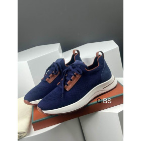 Loro Piana Women's Flexy Walk Sports Shoes / Blue Sale With Shoelaces