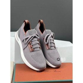 Loro Piana Women's Flexy Walk Sports Shoes / Gray Sale With Shoelaces