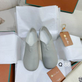 Loro Piana Women's Floaty Flat Shoes / Gray