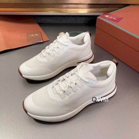 Loro Piana Men's Week End Walk Sports Shoes / White