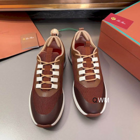 Loro Piana Men's Week End Walk Sports Shoes / Burgund