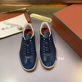 Loro Piana Men's Tennis Walk Sneakers / Navy Blue Sale