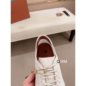 Loro Piana Men's Week End Walk Sports Shoes / White Onl/e