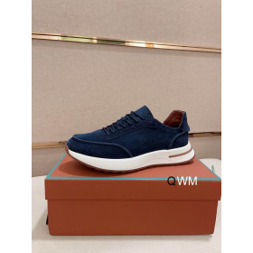 Loro Piana Men's Week End Walk Sports Shoes / Navy Blue