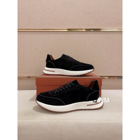Loro Piana Men's Week End Walk Sports Shoes / Black