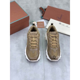 Loro Piana Men's Cairn Walk Sports Shoes / Yellowish Brown