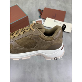Loro Piana Men's Cairn Walk Sports Shoes / Yellowish Brown