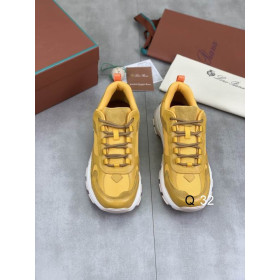 Loro Piana Men's Cairn Walk Sports Shoes / Yellow