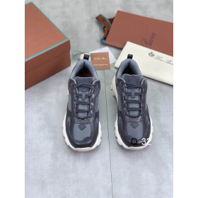 Loro Piana Men's Cairn Walk Sports Shoes / Dark Gray