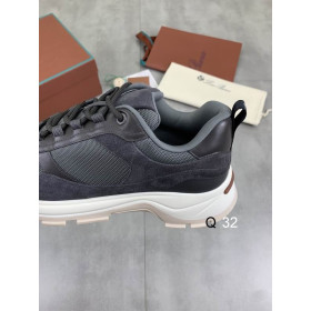 Loro Piana Men's Cairn Walk Sports Shoes / Dark Gray