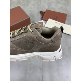 Loro Piana Men's Cairn Walk Sports Shoes / Khaki Sale