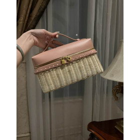 Loro Piana Women's Extra Rattan Pocket Bag / Nude P/k