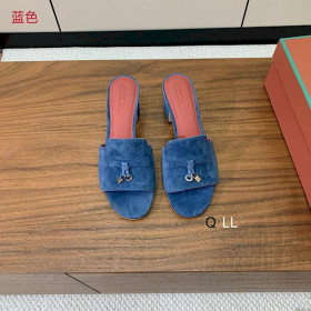 Loro Piana Women's Summer Charms Sandals / Blue