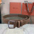 Loro Piana Alsavel Belt Split Calf Suede Leather Strap 35mm with Silver Buckle in Brown