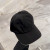 Loro Piana Baseball Cap with Elasticated back Microfibre Storm System in black