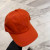 Loro Piana Baseball Cap with Elasticated back Microfibre Storm System in orange