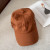 Loro Piana Baseball Cap with Elasticated back Storm System in caramel brown