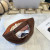 Loro Piana Baseball Cap with Cashmere Storm System in brown
