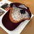 Loro Piana Cashmere Baseball Cap with Elasticated back in burgundy
