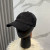 Loro Piana Corduroy Baseball Cap with Adjustable strap in black