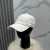 Loro Piana Corduroy Baseball Cap with Adjustable strap in white
