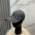 Loro Piana Linen Baseball Cap with Adjustable strap in black grey