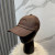 Loro Piana Linen Baseball Cap with Adjustable strap in caramel brown