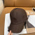 Loro Piana Linen Baseball Cap with Adjustable strap in caramel brown online