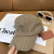 Loro Piana Linen Baseball Cap in dark beige