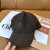 Loro Piana Linen Baseball Cap in dark brown