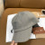Loro Piana Linen Baseball Cap with Adjustable strap in grey beige