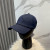 Loro Piana Linen Baseball Cap with Adjustable strap in navy blue online