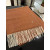 Loro Piana Men's / Women's Baby Cashmere Two-Tone Fringed Scarf in light brown and beige