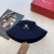 Loro Piana Men's / Women's Bucket Hat with Microfibre Storm System in navy blue