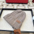 Loro Piana Men's / Women's Cable Knit Cashmere Beanie with Brown Logo Detail in taupe