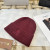 Loro Piana Men's / Women's Ribbed Knit Beanie in burgundy