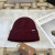 Loro Piana Men's / Women's Ribbed Cashmere Beanie in burgundy