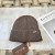 Loro Piana Men's / Women's Ribbed Cashmere Beanie in grayish brown