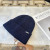 Loro Piana Men's / Women's Ribbed Cashmere Beanie in navy blue