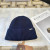 Loro Piana Men's / Women's Ribbed Cashmere Beanie in navy blue